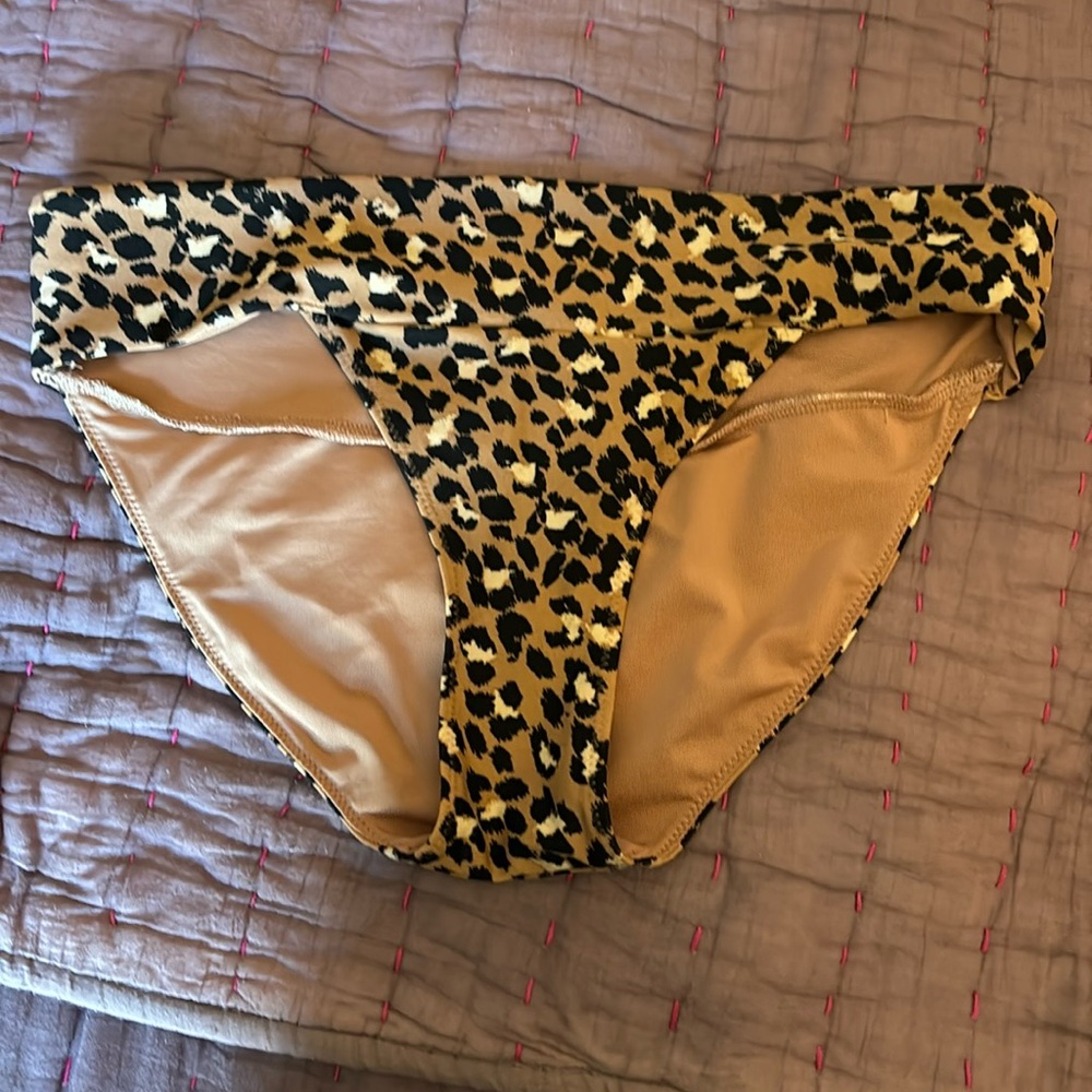 AERIE 🐆 Leopard Print Bikini Bottom
